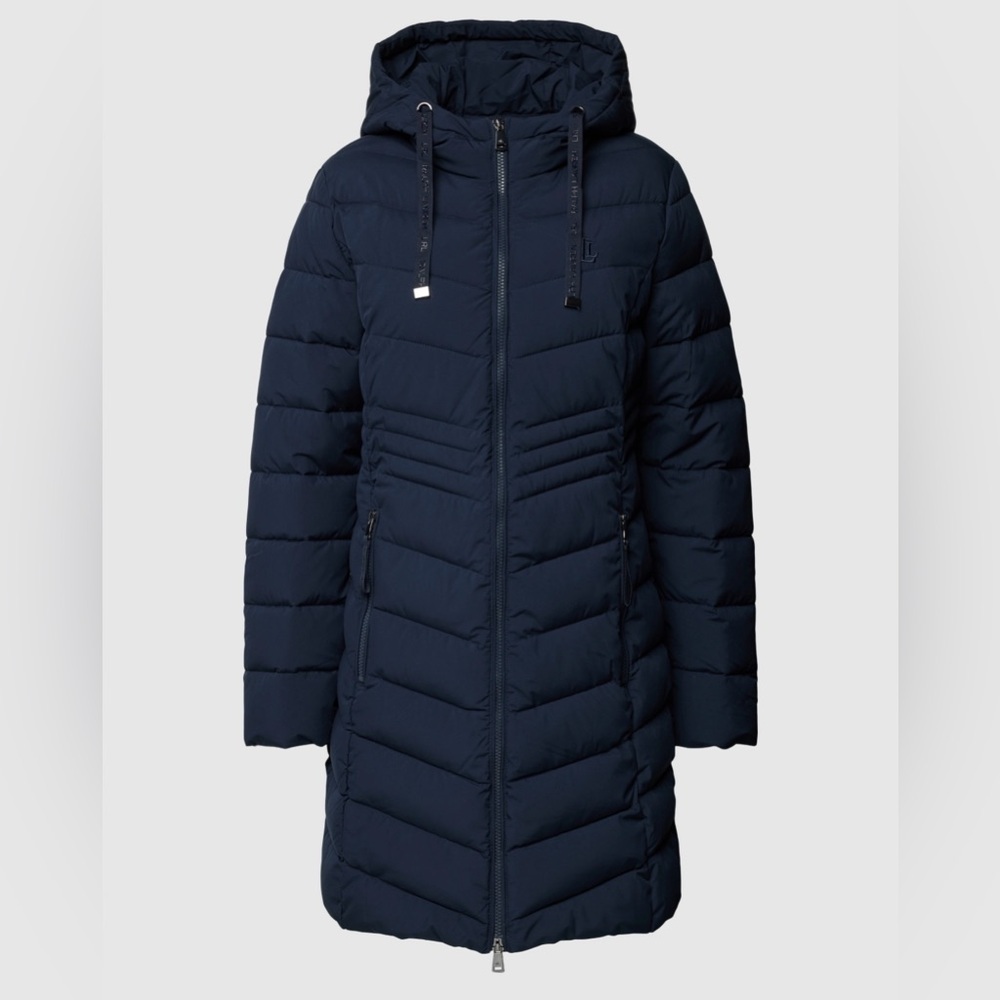 Ralph Lauren Dark Blue Hooded Puffer Jacket